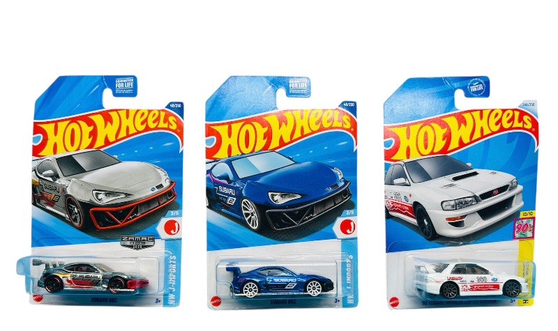 Photo 1 of 593524…3  hot wheels die cast  Subaru cars 