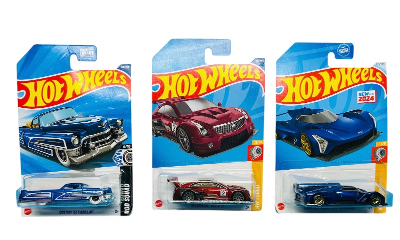 Photo 1 of 593527…3  hot wheels die cast  Cadillac cars