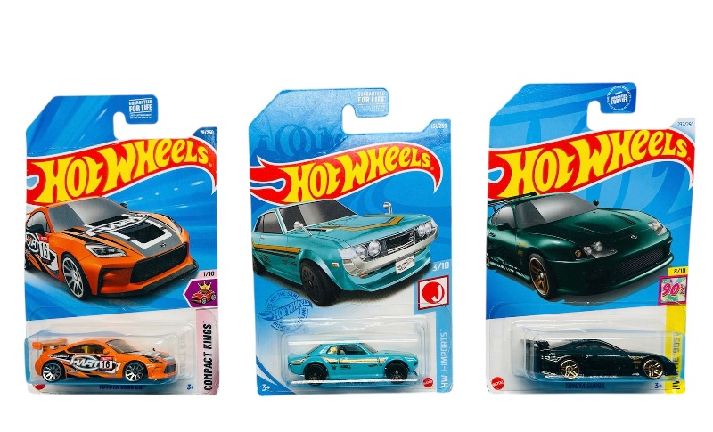 Photo 1 of 593529…3  hot wheels die cast Toyota cars