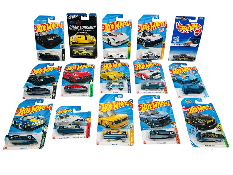 Photo 1 of 593531… final sale no returns/refunds-damaged packages 15 hot wheels die cast cars 
