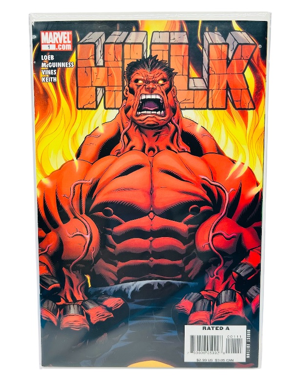 Photo 1 of 593537…Red Hulk comic #1  in plastic sleeve 