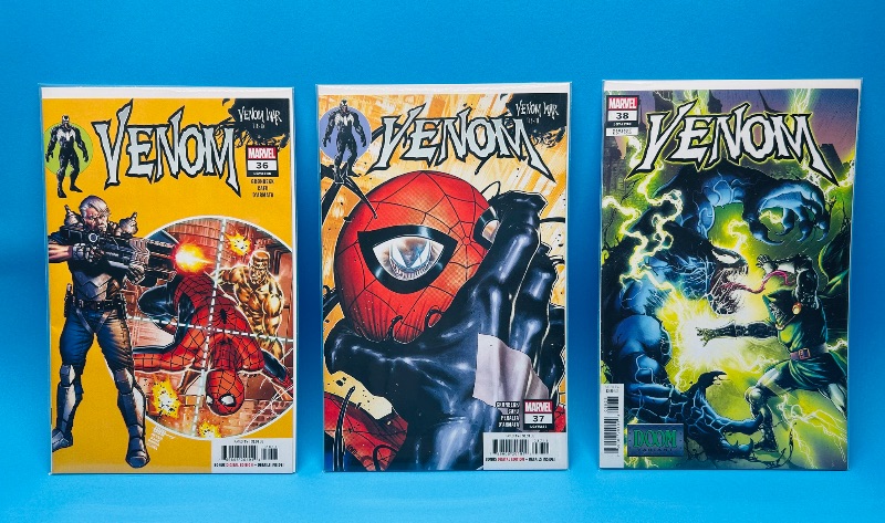 Photo 1 of 593553…Venom #36-38 comics in plastic sleeves 