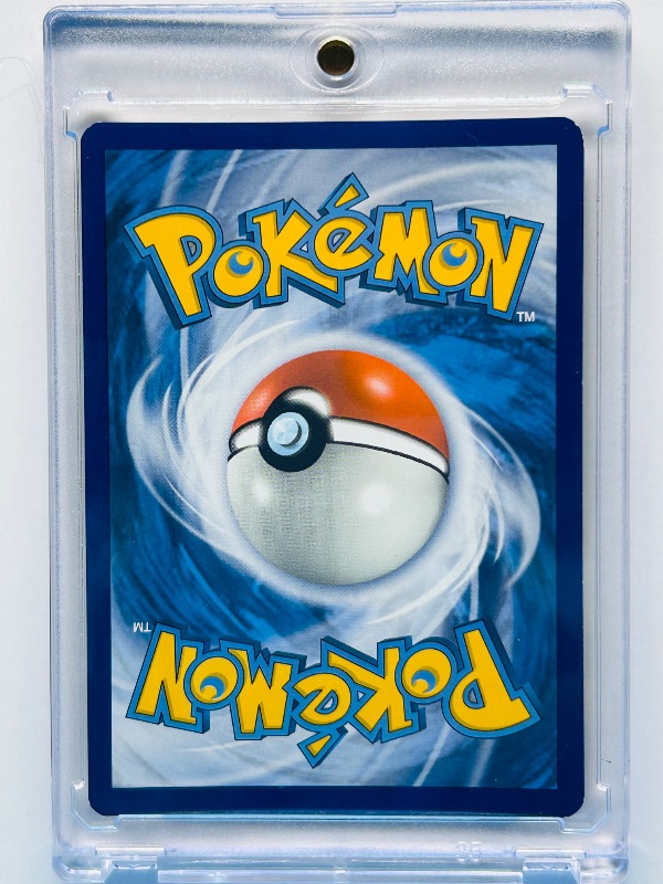 Photo 1 of 593565…Ponyta Pokémon card in hard plastic case
