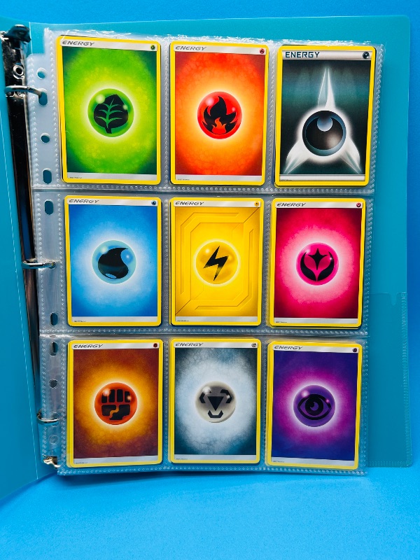 Photo 1 of 593576…final sale no returns/refunds- 180 Pokémon Energy cards in binder