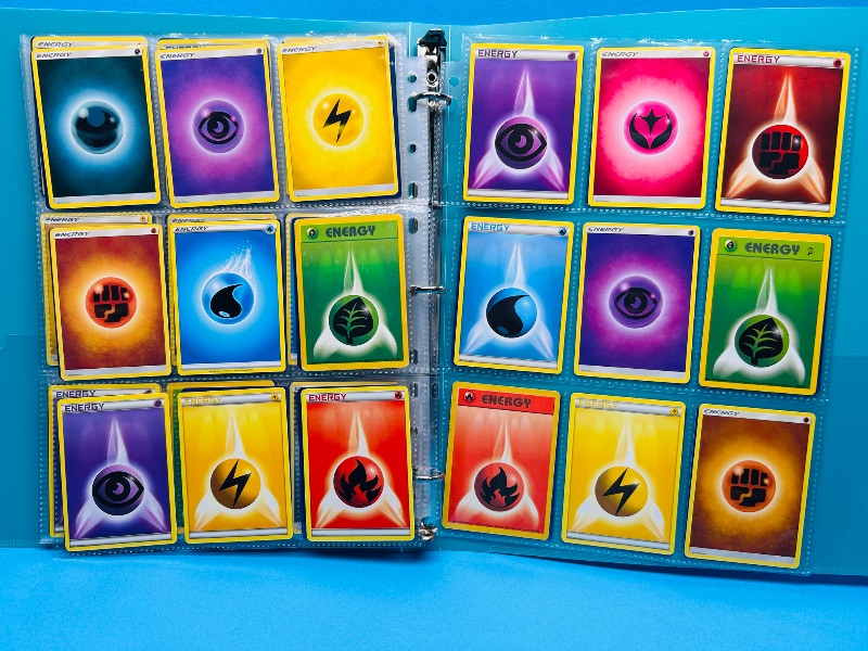 Photo 1 of 593576…final sale no returns/refunds- 180 Pokémon Energy cards in binder