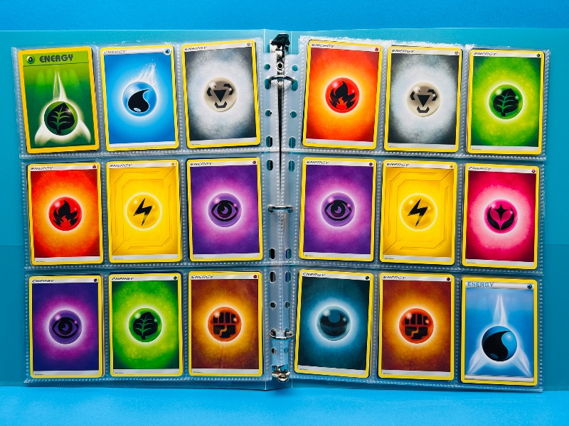 Photo 1 of 593576…final sale no returns/refunds- 180 Pokémon Energy cards in binder