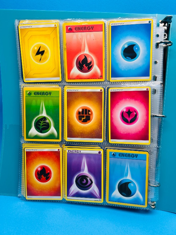 Photo 1 of 593576…final sale no returns/refunds- 180 Pokémon Energy cards in binder