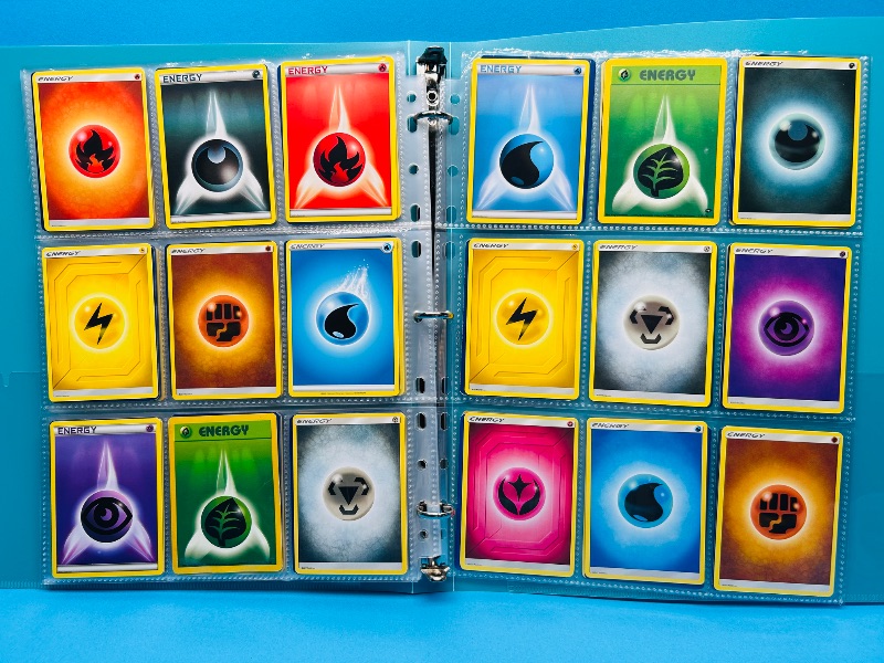 Photo 1 of 593576…final sale no returns/refunds- 180 Pokémon Energy cards in binder