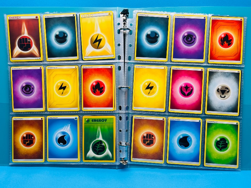 Photo 1 of 593576…final sale no returns/refunds- 180 Pokémon Energy cards in binder