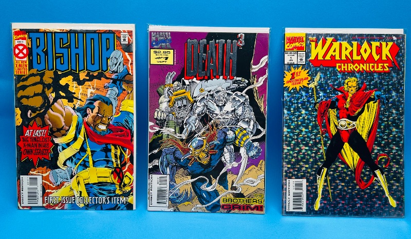 Photo 1 of 593584…3 comics all no 1’s in plastic sleeves 
