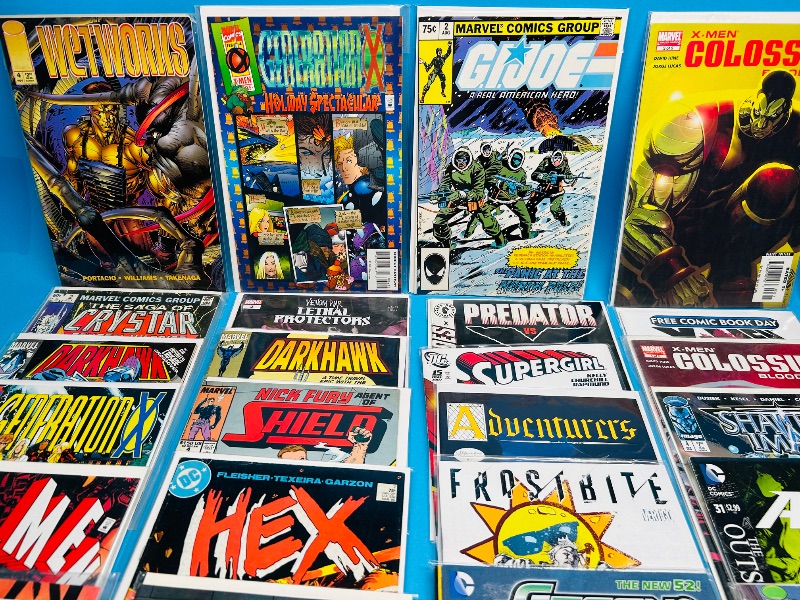 Photo 1 of 593602… final sale no returns/refunds-30 comics in plastic sleeves 