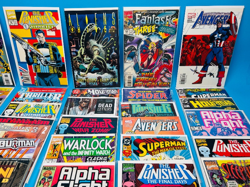 Photo 1 of 593603… final sale no returns/refunds-30 comics in plastic sleeves 