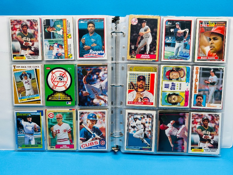 Photo 1 of 593604… final sale no returns/refunds-360 mixed baseball cards in binder