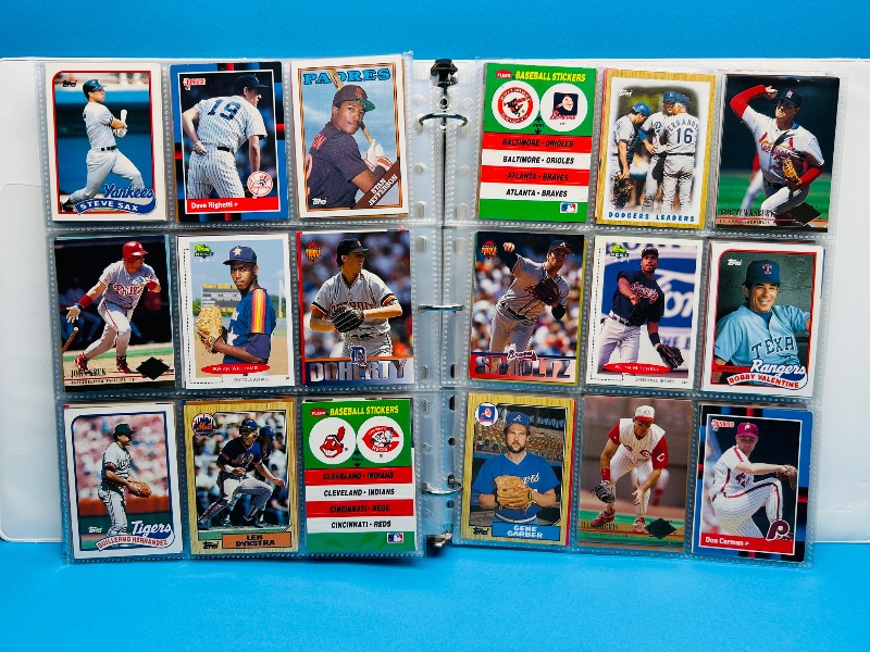 Photo 1 of 593604… final sale no returns/refunds-360 mixed baseball cards in binder