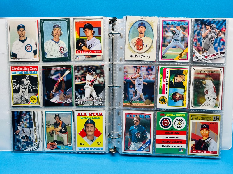 Photo 1 of 593604… final sale no returns/refunds-360 mixed baseball cards in binder