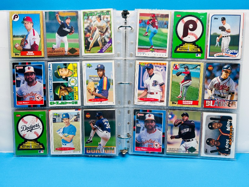 Photo 1 of 593604… final sale no returns/refunds-360 mixed baseball cards in binder