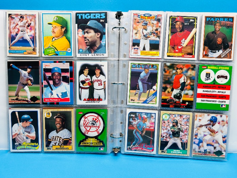 Photo 1 of 593604… final sale no returns/refunds-360 mixed baseball cards in binder