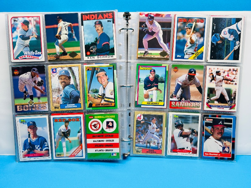 Photo 1 of 593604… final sale no returns/refunds-360 mixed baseball cards in binder