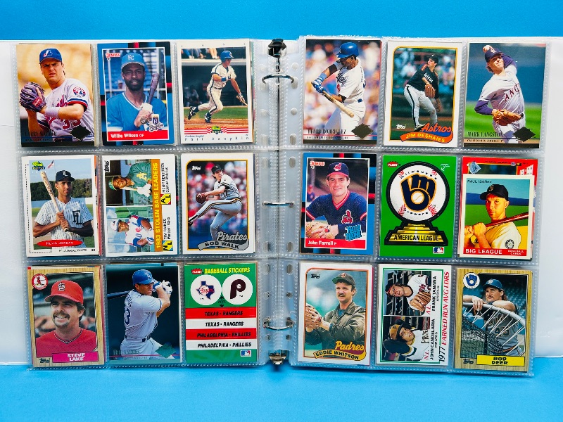 Photo 1 of 593604… final sale no returns/refunds-360 mixed baseball cards in binder