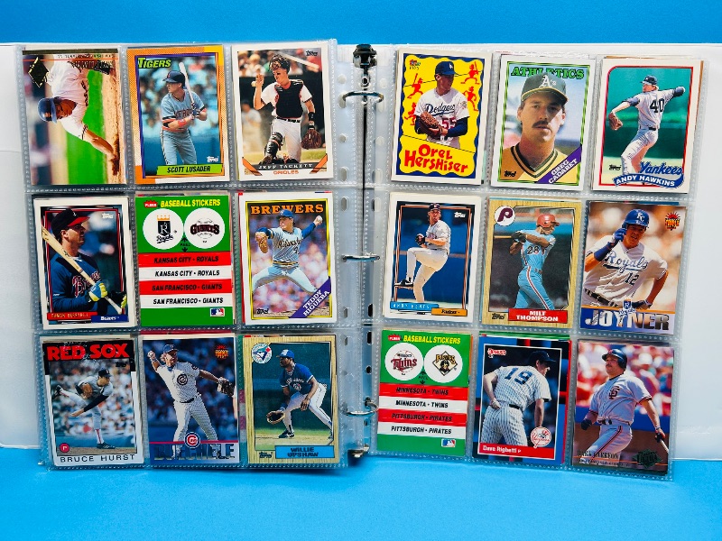 Photo 1 of 593604… final sale no returns/refunds-360 mixed baseball cards in binder