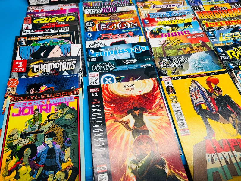 Photo 1 of 593606…final sale no returns/refunds-60 unsleeved comics