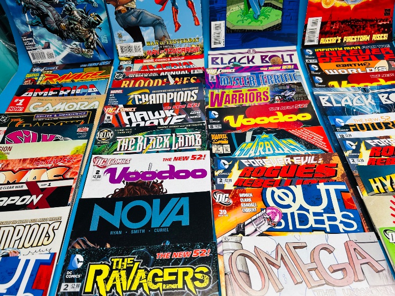 Photo 1 of 593607… final sale no returns/refunds-60 unsleeved comics