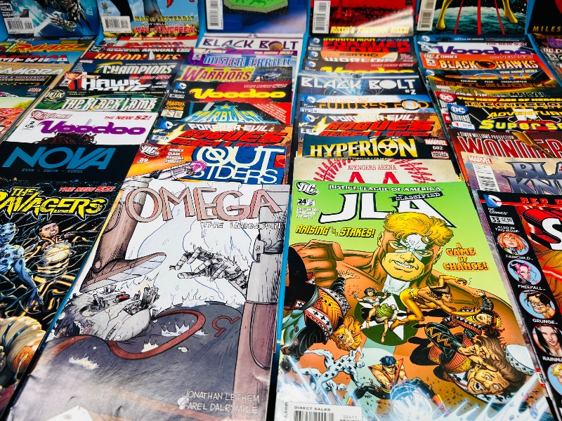 Photo 1 of 593607… final sale no returns/refunds-60 unsleeved comics
