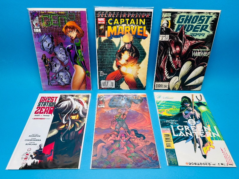 Photo 1 of 593620…6 Gen 13 comics in plastic sleeves