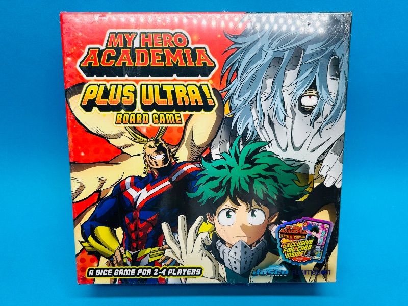 Photo 1 of 593626…sealed-My Hero Acadamia board game with foil cards inside