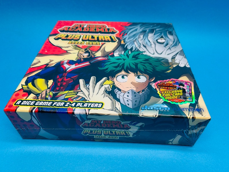 Photo 1 of 593627… sealed-My Hero Acadamia board game with foil cards inside
