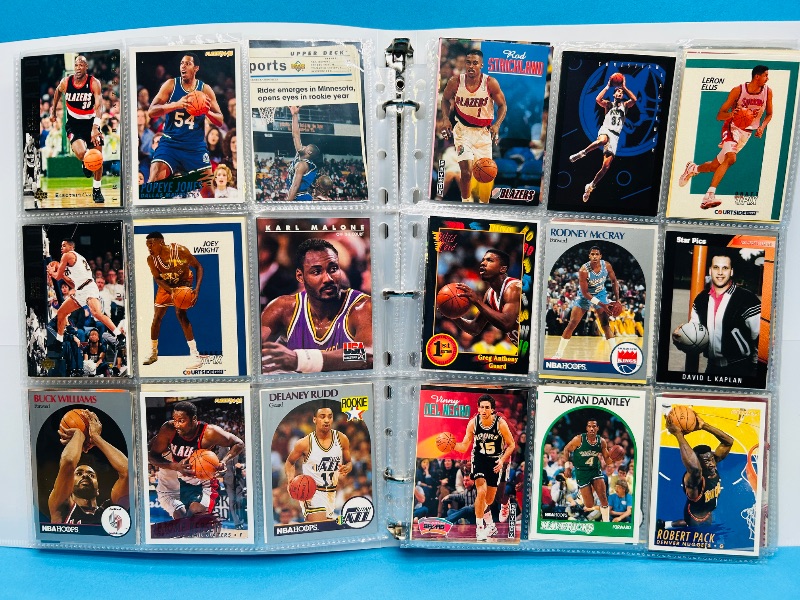 Photo 1 of 593629…final sale no return/refund-270 months xed basketball cards in binder