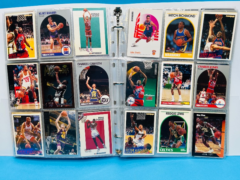 Photo 1 of 593629…final sale no return/refund-270 months xed basketball cards in binder