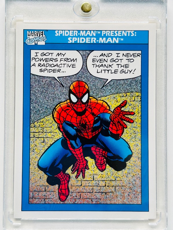 Photo 1 of 593673…Spider-Man Marvel card in hard plastic case