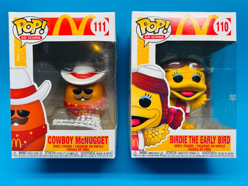 Photo 1 of 593676… 2 Funko Pop McDonald’s vinyl figures 