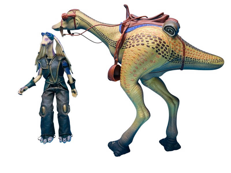 Photo 1 of 593678… large Star Wars captain Tarpels and Kaadu 12” figures 