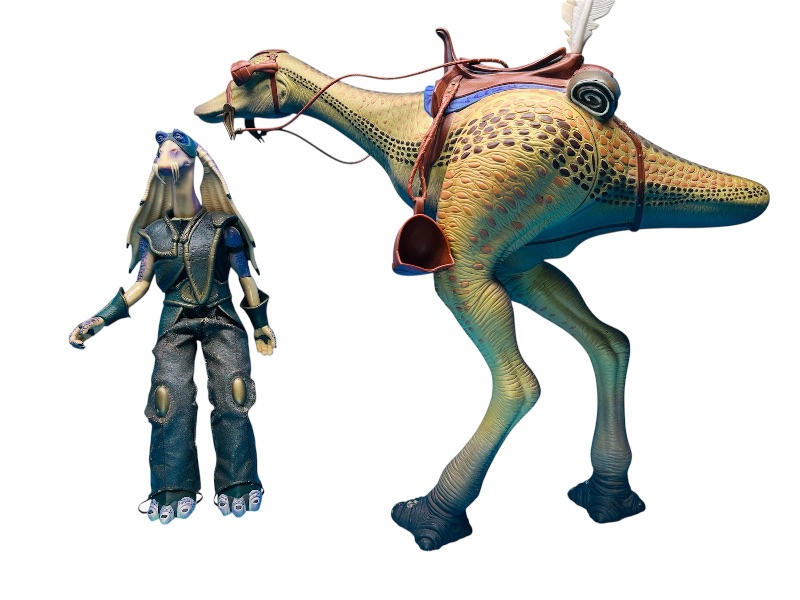 Photo 1 of 593678… large Star Wars captain Tarpels and Kaadu 12” figures 