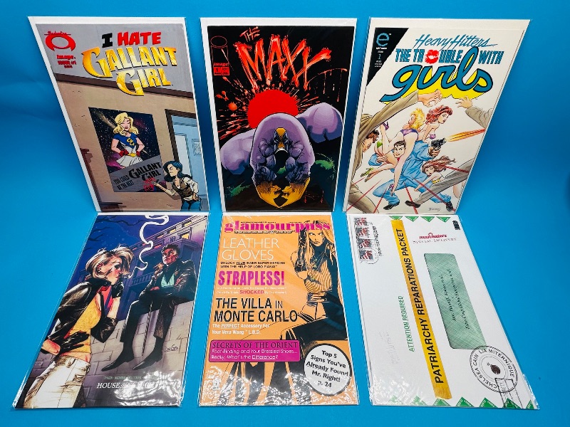 Photo 1 of 593686…6 comics all #1’s in plastic sleeves