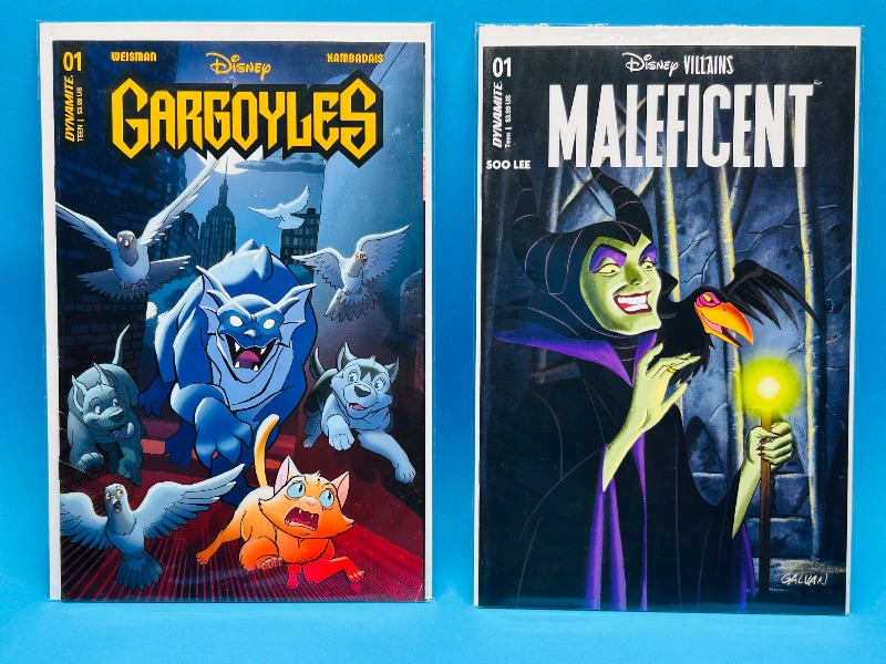 Photo 1 of 593689… Disney comics all #1’s in plastic sleeves 