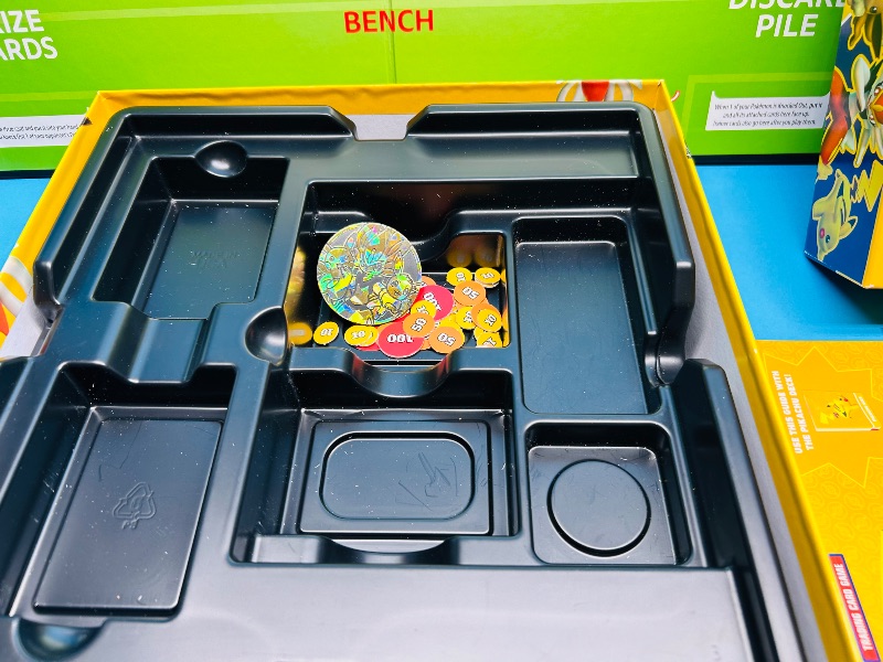 Photo 1 of 593697…Incomplete- missing pieces- Pokémon board game- incomplete