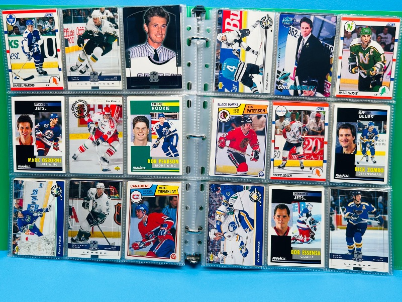 Photo 1 of 593699…final sale no return/refund- 270 mixed hockey cards in binder