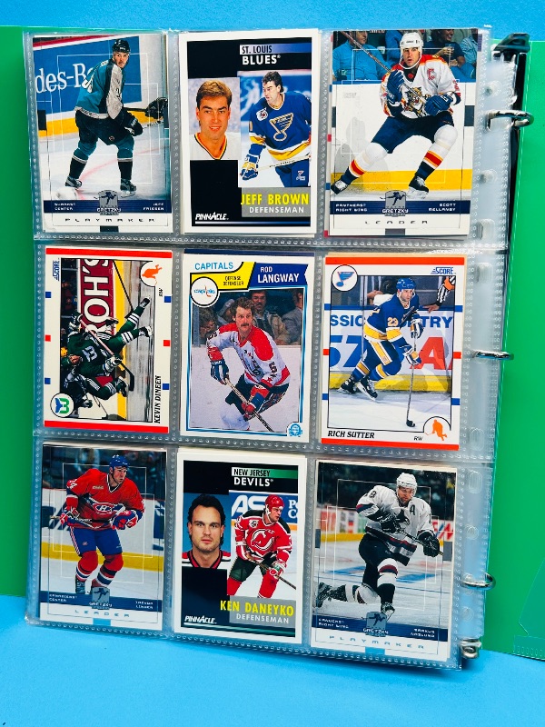 Photo 1 of 593699…final sale no return/refund- 270 mixed hockey cards in binder