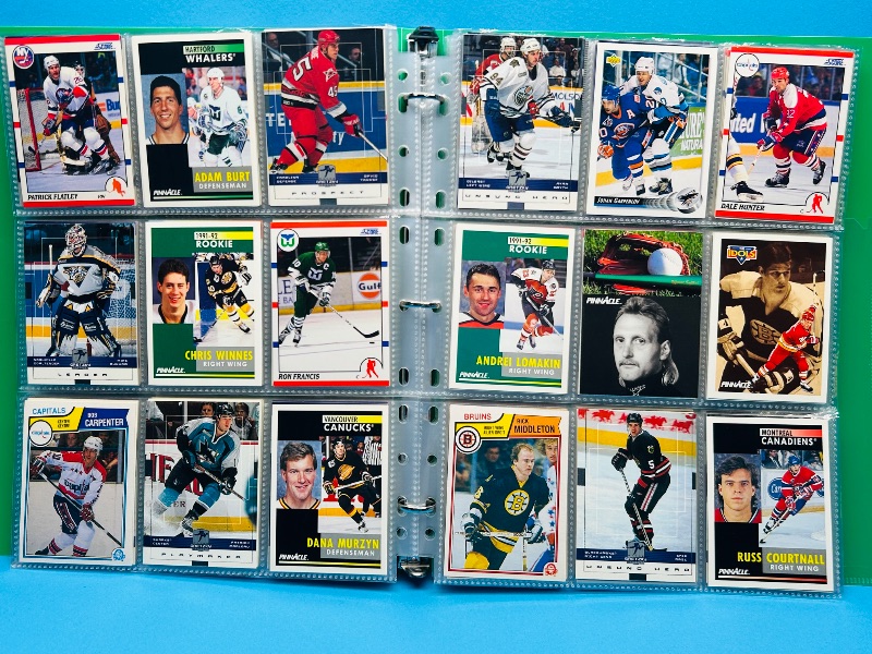 Photo 1 of 593699…final sale no return/refund- 270 mixed hockey cards in binder