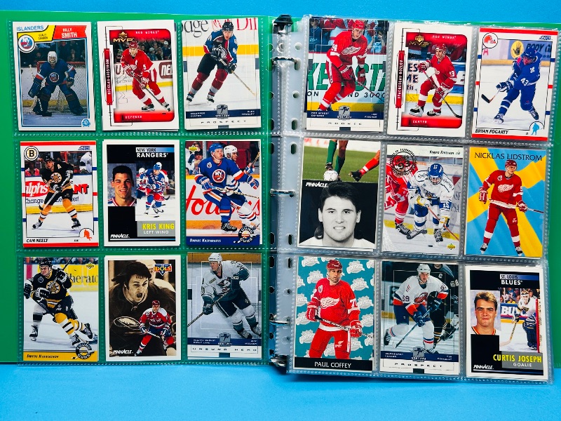 Photo 1 of 593699…final sale no return/refund- 270 mixed hockey cards in binder