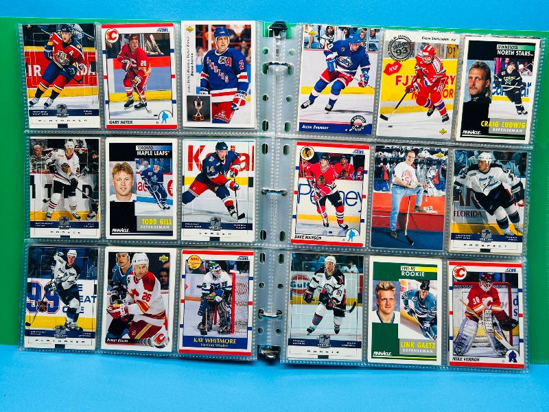 Photo 1 of 593699…final sale no return/refund- 270 mixed hockey cards in binder