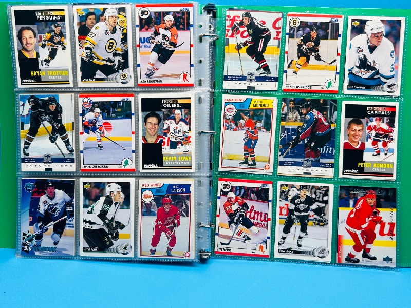 Photo 1 of 593699…final sale no return/refund- 270 mixed hockey cards in binder