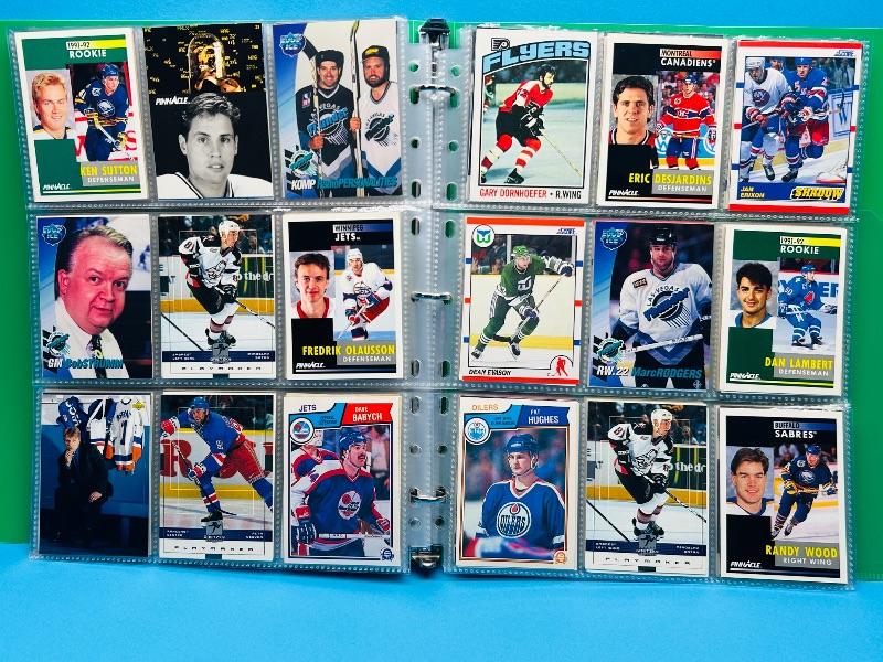 Photo 1 of 593699…final sale no return/refund- 270 mixed hockey cards in binder