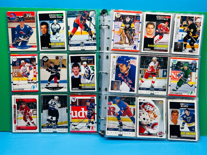 Photo 1 of 593699…final sale no return/refund- 270 mixed hockey cards in binder