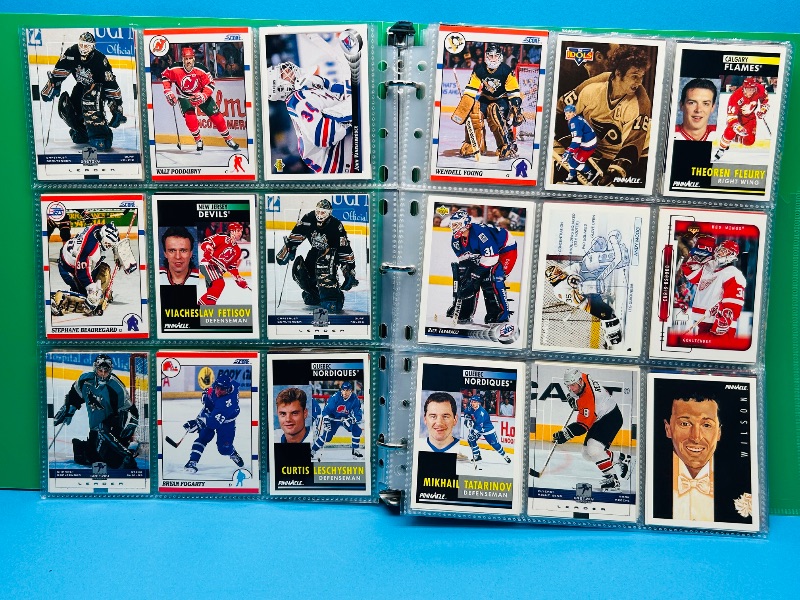 Photo 1 of 593699…final sale no return/refund- 270 mixed hockey cards in binder