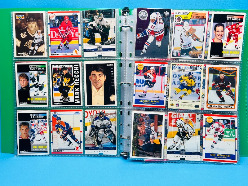 Photo 1 of 593700… final sale no return/refund- 270 mixed hockey cards in binder