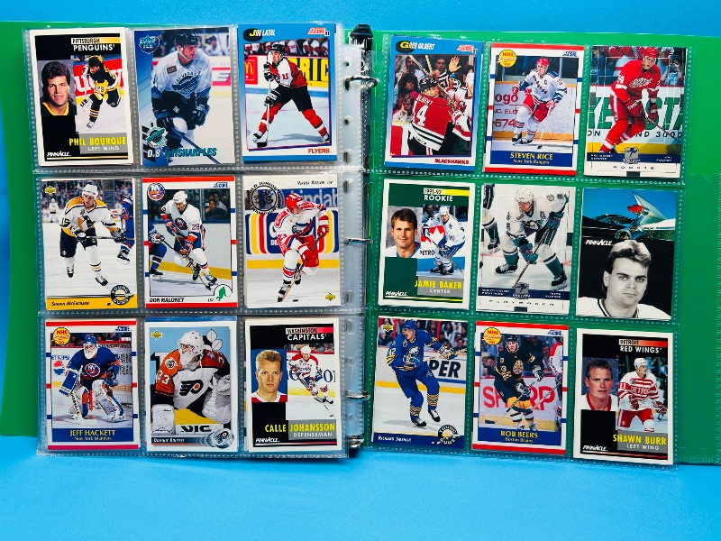 Photo 1 of 593700… final sale no return/refund- 270 mixed hockey cards in binder